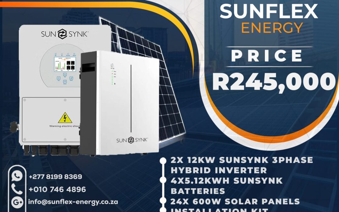 24Kw Sunsynk Solar System