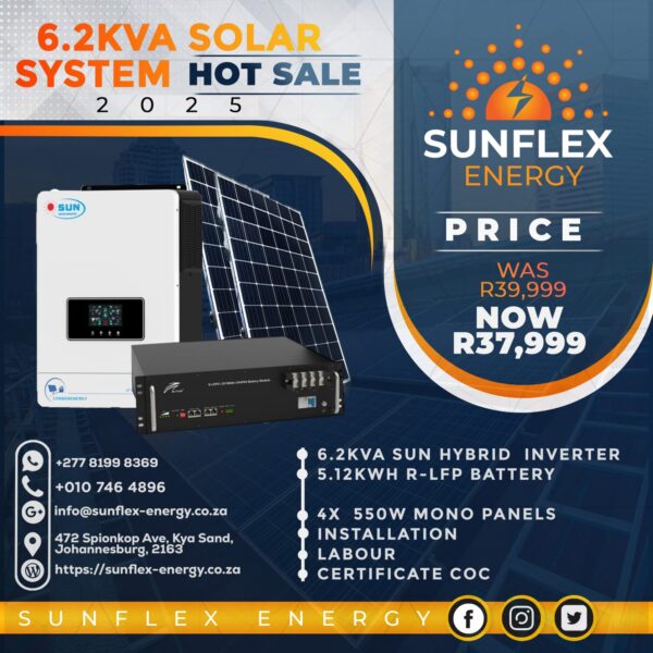 6.2kva solar system